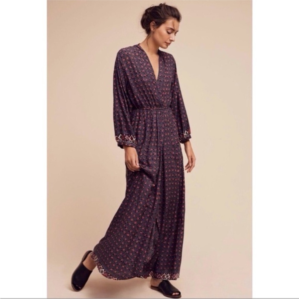 Natalie Martin Nico Floral Maxi Dress Size S